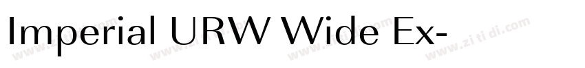 Imperial URW Wide Ex字体转换 Imperial URW Wide Ex字体转换